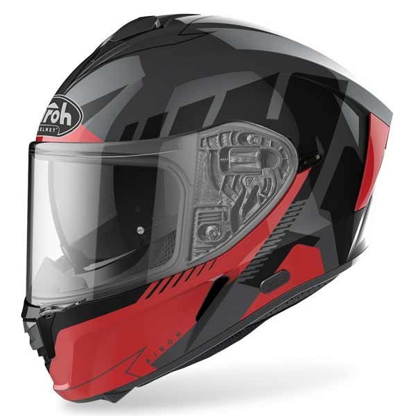 Airoh Spark Rise black red full-face helmet
