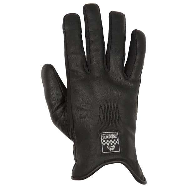Helstons Benson black brown motorcycle gloves