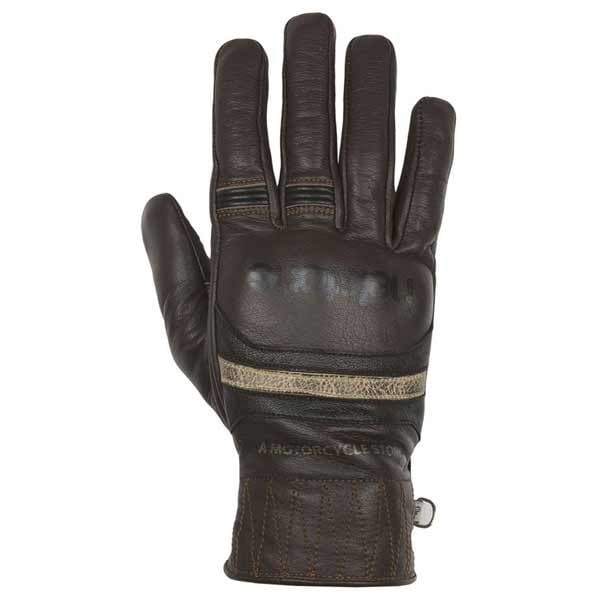 Helstons Mora brown motorcycle gloves