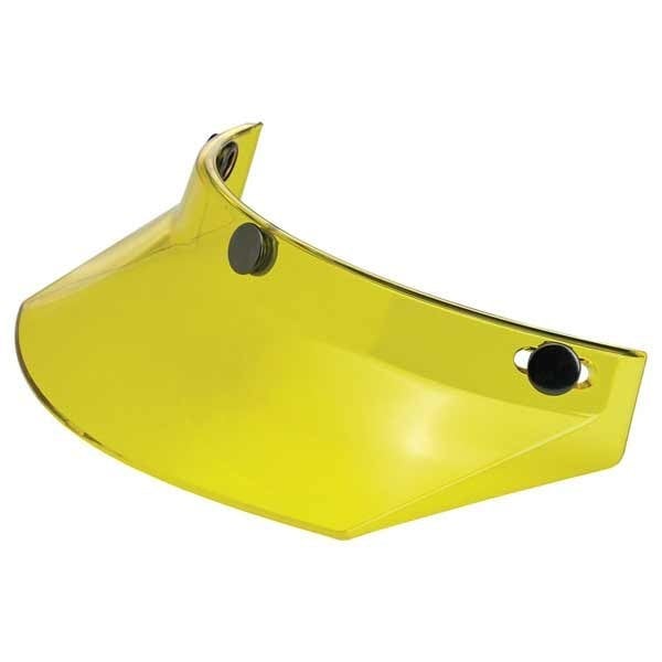 Biltwell Moto Visor helmet peak yellow