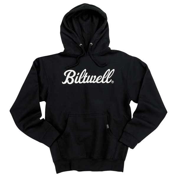Biltwell Script black motorcycle hoodie
