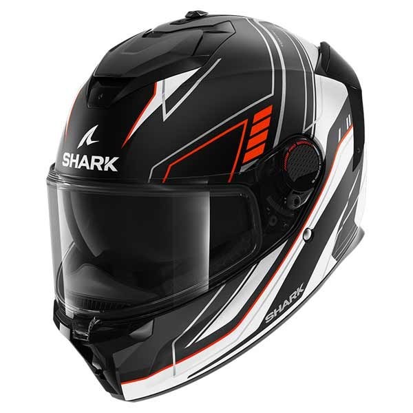 Shark Spartan GT Pro Carbon Toryan weiss orange helm