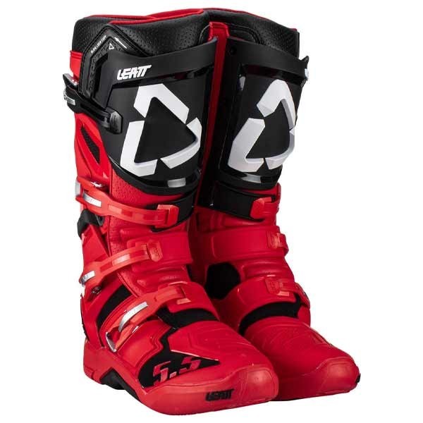 Leatt 5.5 FlexLock motocross boots red