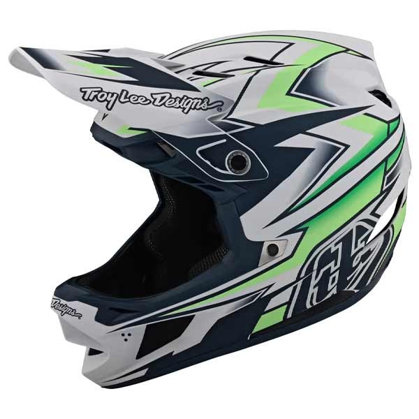 Troy Lee Designs helmet D4 composite Volt white