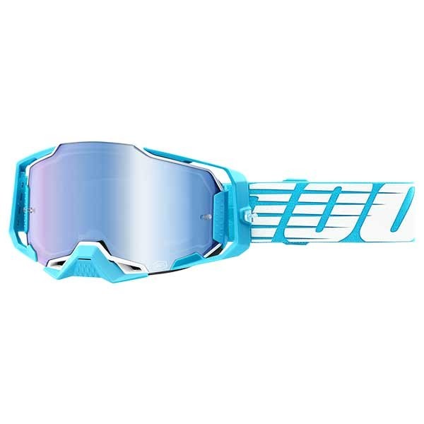 Gafas 100% motocross Armega OD Sky espejo azul