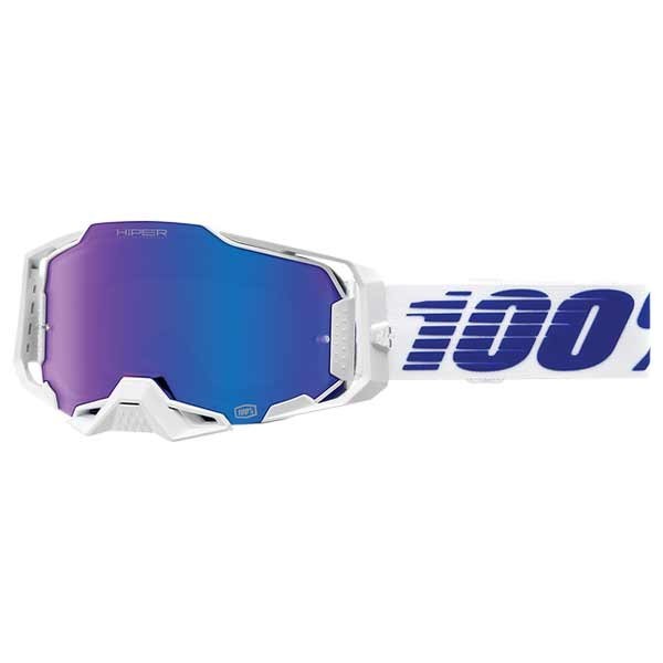 100% Goggles Armega Hiper Izi mirror blue