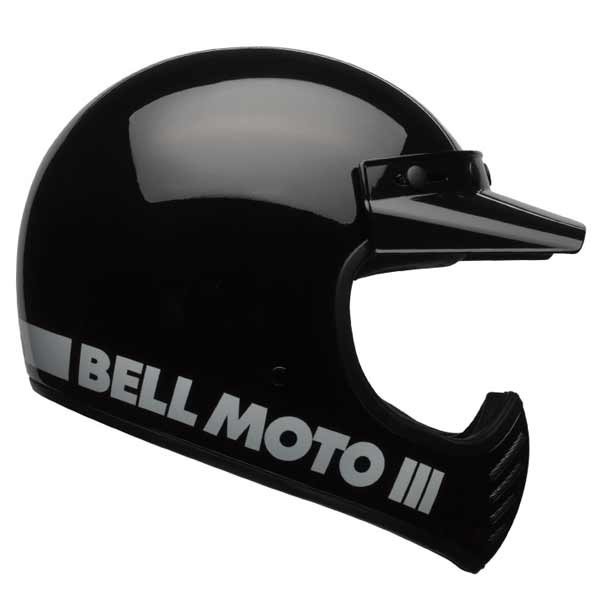Bell Helm Moto-3 Classic schwarz glänzend Ece6