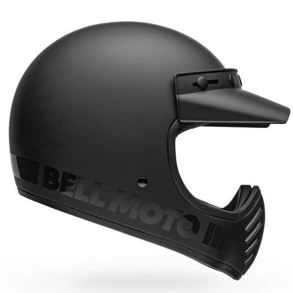 Bell Helm Moto-3 Classic Blackout Mattschwarz Ece6
