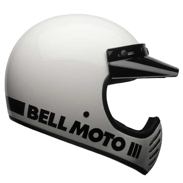 Bell Moto-3 Classic helmet white Ece6