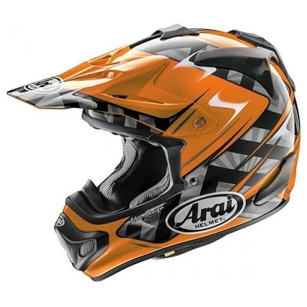 Arai MX-V Scoop Orange Motocross-Helm