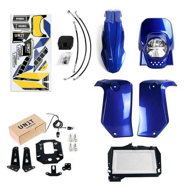 Unit Garage kit Yamaha Tenéré 700 Classic blau