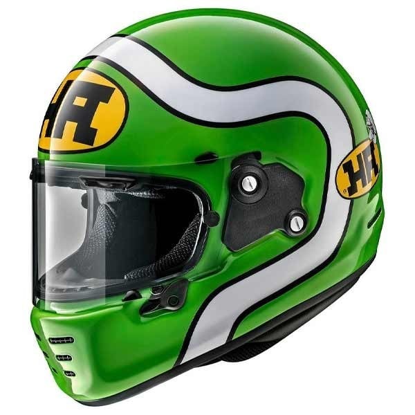 Arai Concept-X HA green white helmet