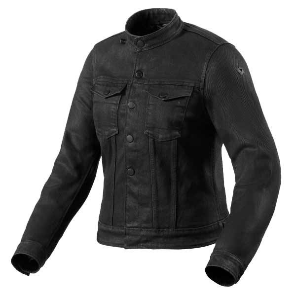 Revit Trucker Ladies black motorcycle jacket