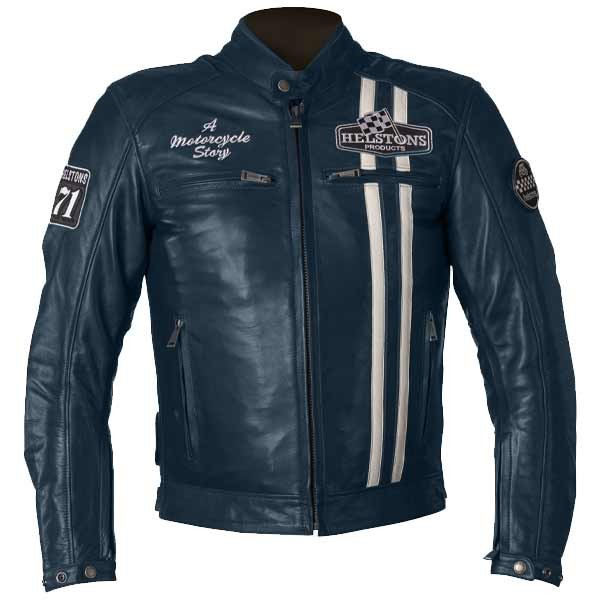 Helstons Indy dark blue white jacket