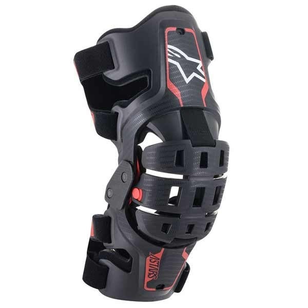 Alpinestars Bionic 5S Youth black red motocross knee braces