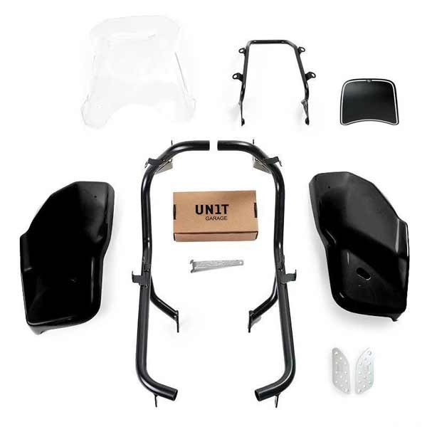 Unit Garage kit Dual-Scrambler Triumph 1200 noir mat