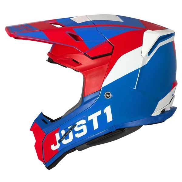 Casco de motocross Just1 J22 Adrenaline rojo azul