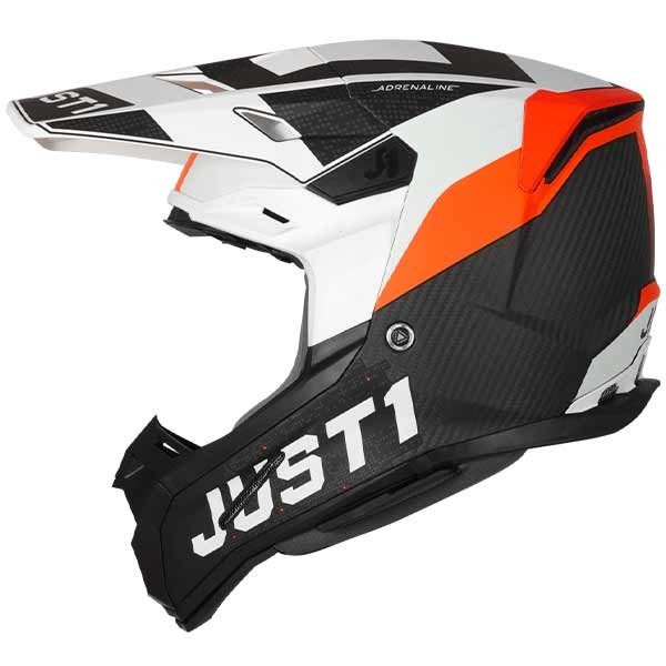 Casque motocross Just1 J22 Adrenaline carbone orange