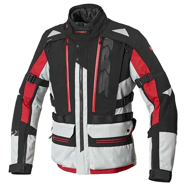 Spidi H2Out Allroad Jacket grey ice red