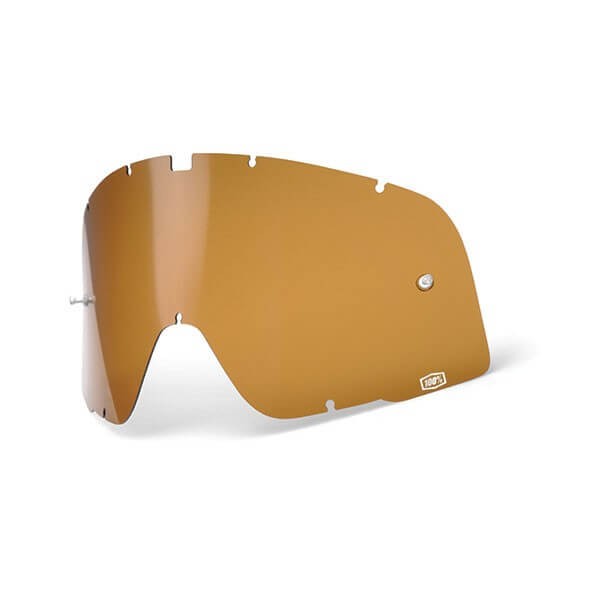 Lens Motorcycle Goggles 100% Barstow Bronze