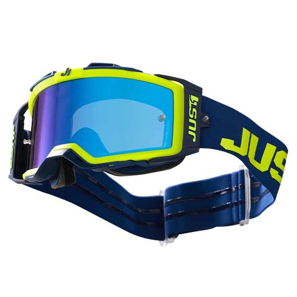 Motocrossbrille Just1 Nerve Absolute fluo gelb blau