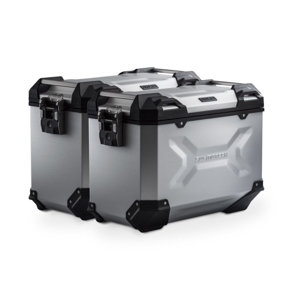 Sw-Motech aluminium case kit TRAX ADV 45/37 l. Ducati DesertX (22-) silver