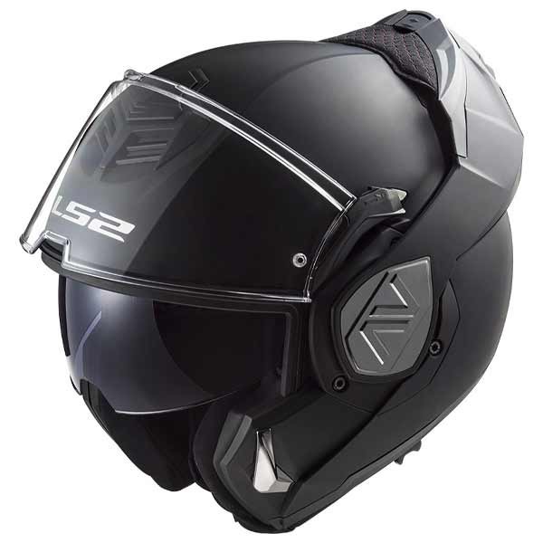 LS2 Advant Solid matt black modular helmet