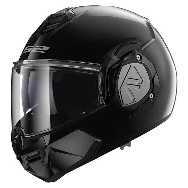 LS2 Advant Solid black modular helmet