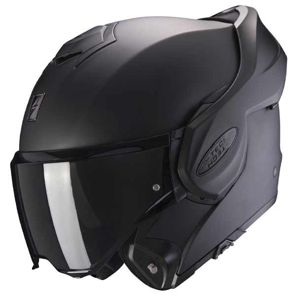 Scorpion Exo-Tech Evo matt black flip-up helmet