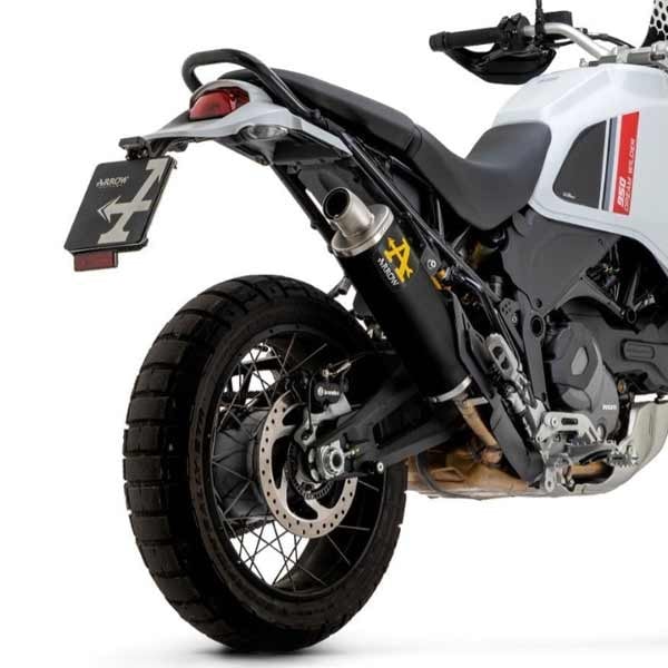 Silenziatore Arrow Indy Race alluminio dark Ducati DesertX (2022-)