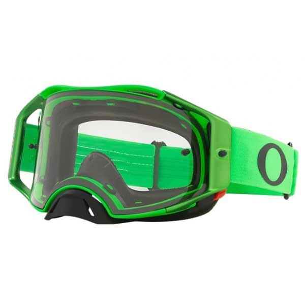 Oakley Airbrake Moto Green Clear MX goggle