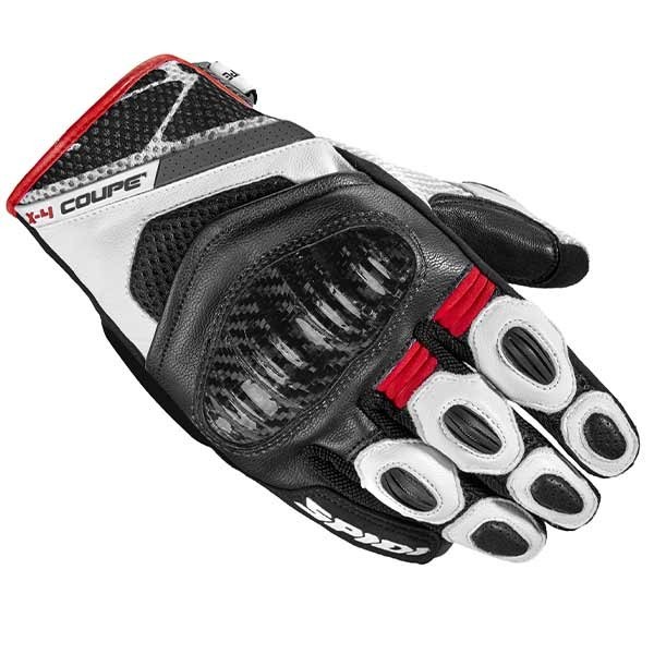 Spidi X4 Coupé black white red gloves