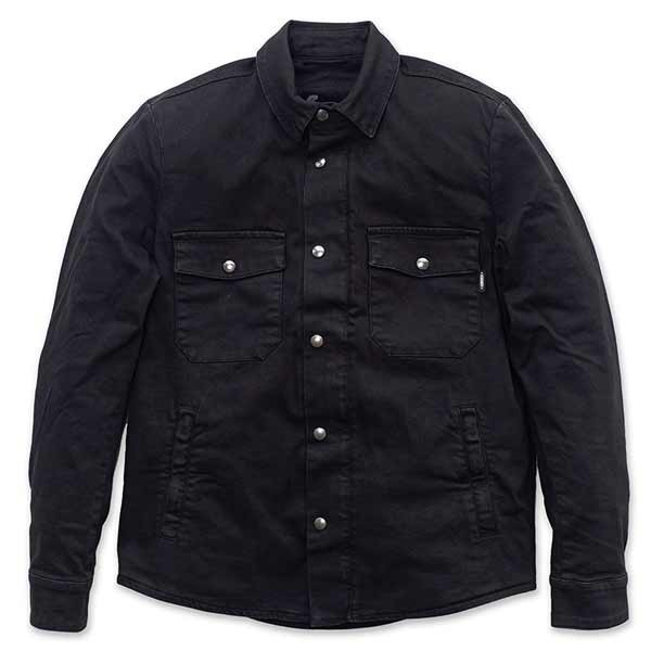 Vintage DMD Blouse cotton black motorcycle jacket