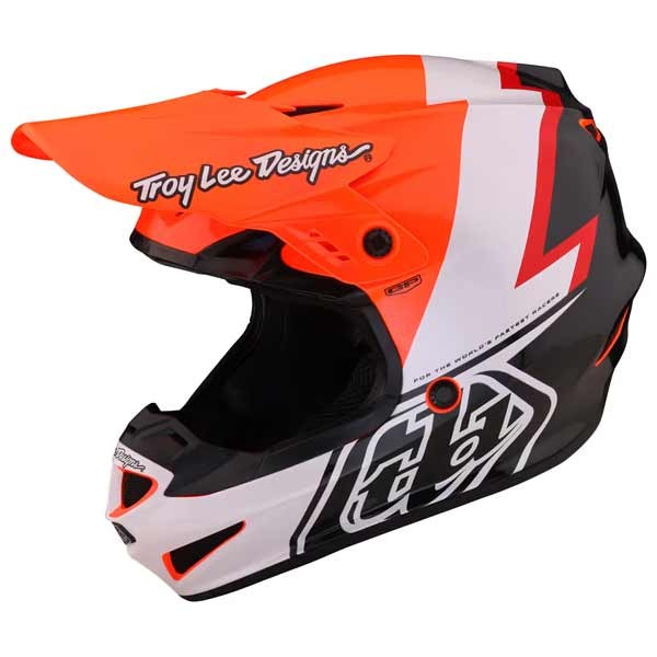 Casco motocross Troy Lee Designs GP Volt naranja