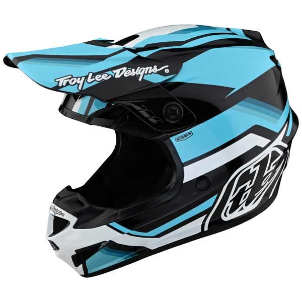 Motocross Helm Troy Lee Designs GP Apex Water Charcoal