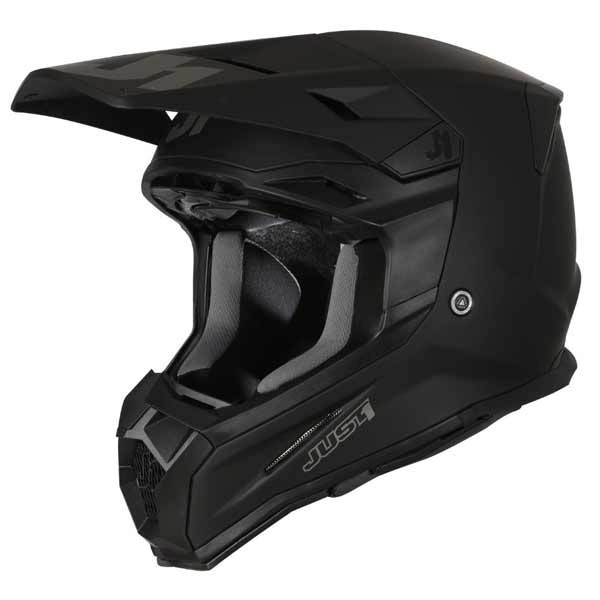 Just1 J22-F Solid matte black MX helmet