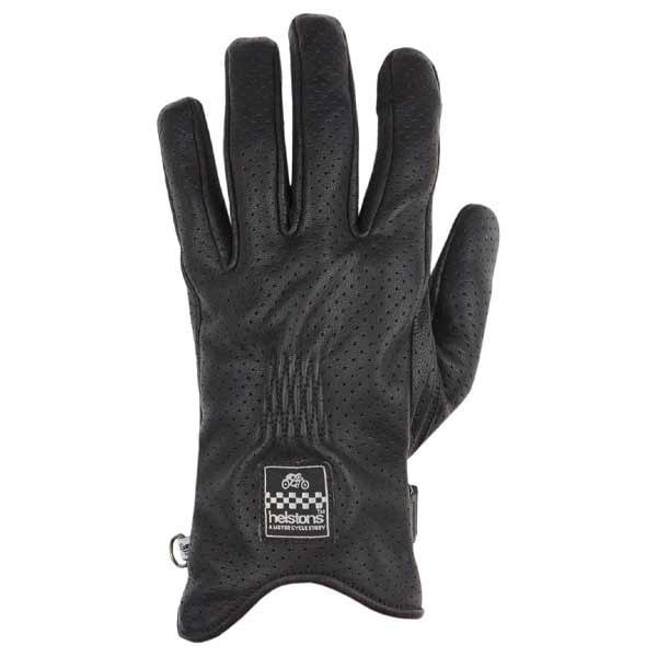 Helstons Condor Air black motorcycle leader gloves