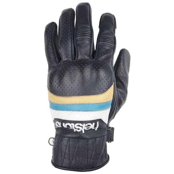 Helstons Mora Air blue motorcycle gloves