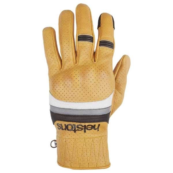 Helstons Mora Air gold motorcycle gloves