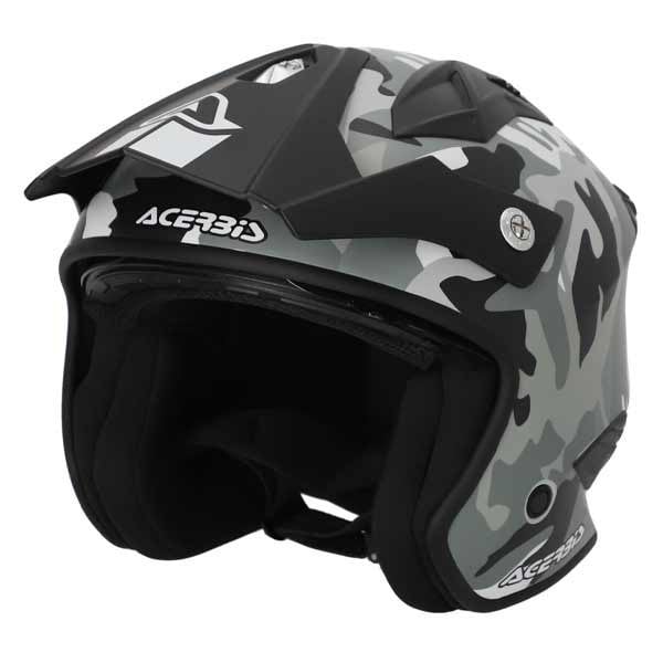 Acerbis Aria 22.06 camouflage jet helmet