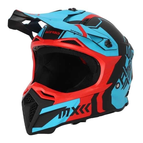 Acerbis Profile 5 red blue motocross helmet