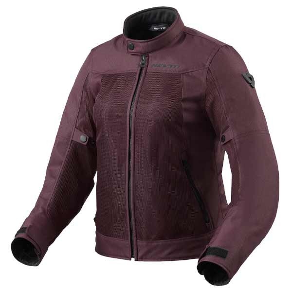 Revit Eclipse 2 aubergine woman motorcycle summer jacket