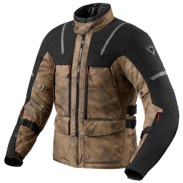 Revit Offtrack 2 H2O motorcycle jacket brown
