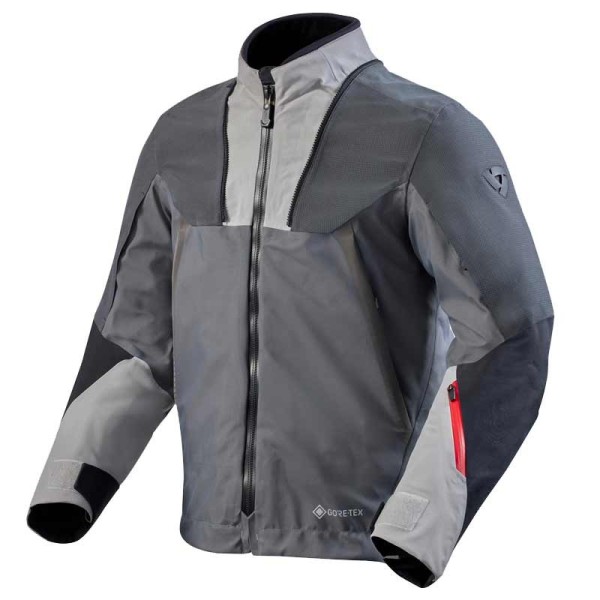 Revit Stratum GTX motorcycle jacket anthracite gray