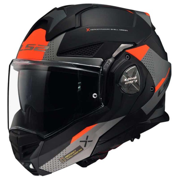 Modular helmet LS2 FF901 Advant X Oblivion matt black titanium