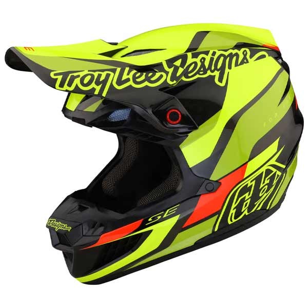 Troy Lee Designs Helmet SE5 Carbon Omega yellow