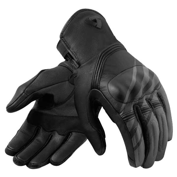 Revit Redhill black grey gloves