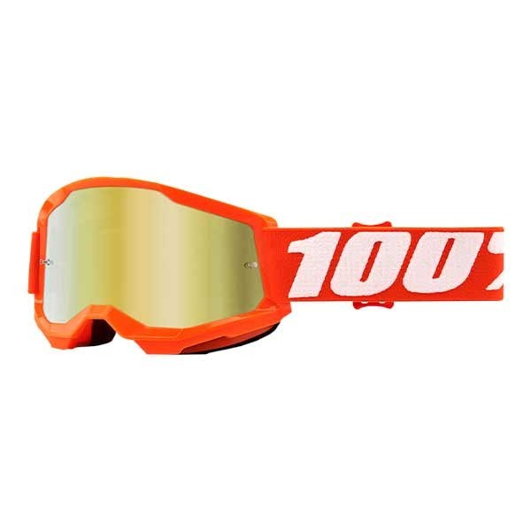 100% Strata 2 Junior orange off-road goggles for kids