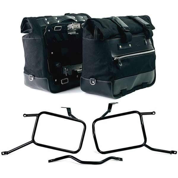 Unit Garage bags Cult 40L-50L black + frames for Triumph Street Scrambler (2017-)