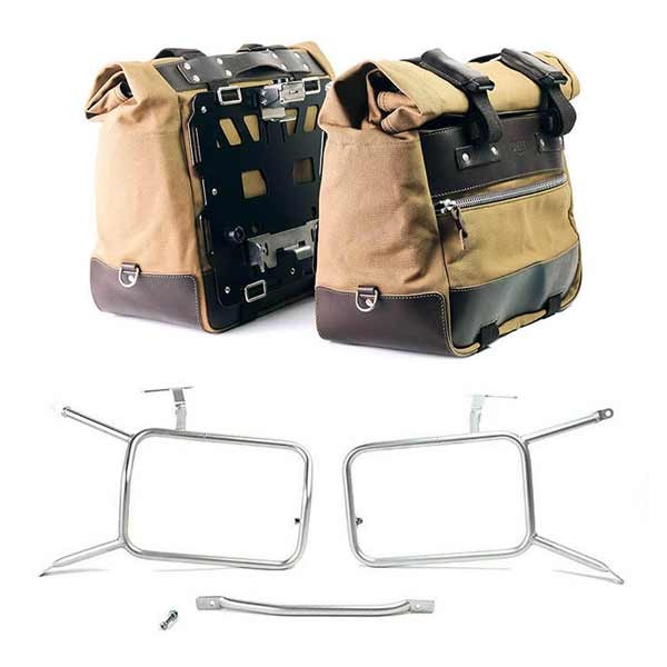 Unit Garage bags Cult 40L-50L beige + frames for Bmw NineT